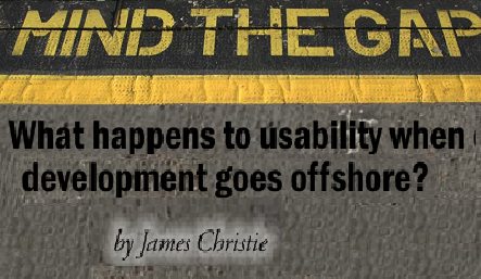 What happens to usability when development goes offshore? (2009)